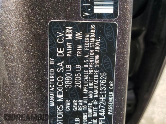 2017 Kia Forte S with VIN 3KPFL4A72HE137626, listed as a Copart auction lot 48404475 with 88,889 mi miles and Salvage Title. Bid and sale history available at DreamBid. Image 12.