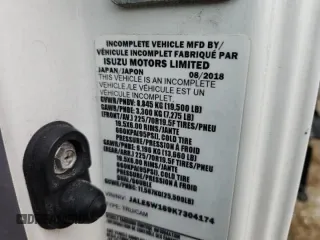 2019 Isuzu NRR IBT z VIN JALE5W169K73041XX, wystawiony jako Copart lot #49260055 z przebiegiem 191 949 mil mil oraz Tytuł czysty. Historia ofert i sprzedaży dostępna na DreamBid. Obrazek 10.