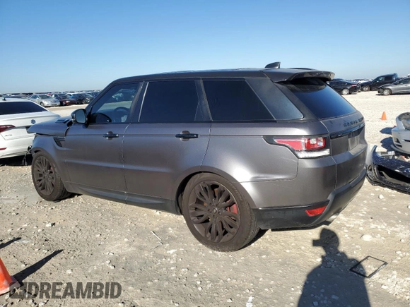 2017 Land Rover Range Rover Sport with VIN SALWR2FE3HA128357, listed as a Copart auction lot 86015104 with 62,257 mi miles and Salvage Title. Bid and sale history available at DreamBid. Image 2.