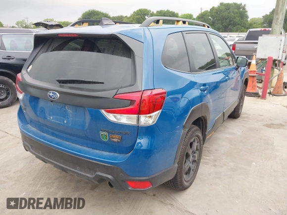 2024 Subaru Forester Wilderness with VIN JF2SKAJC4RH516833, listed as a IAAI auction lot 42115006 with 23,676 mi miles and . Bid and sale history available at DreamBid. Image 4.