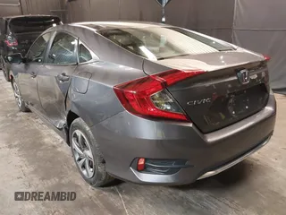 2020 Honda Civic Sedan LX with VIN 2HGFC2F65LH525081, listed as a IAAI auction lot 41803577 with 49,321 mi miles. Bid and sale history available at carsss.com. Image 3.