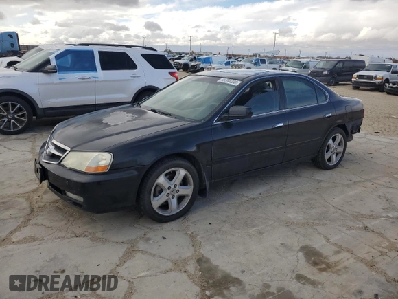 2003 Acura TL Type S with VIN 19UUA56803A053287, listed as a Copart auction lot 48363235 with 300,735 mi miles and Salvage Title. Bid and sale history available at carsss.com. Image 1.