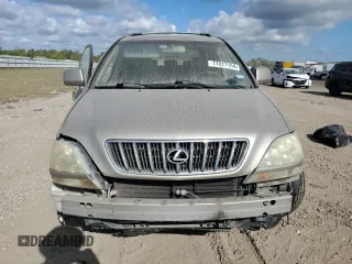 2001 Lexus RX 300 with VIN JTJGF10U410090158, listed as a Copart auction lot 77817154 with 130,583 mi miles and Salvage Title. Bid and sale history available at carsss.com. Image 5.