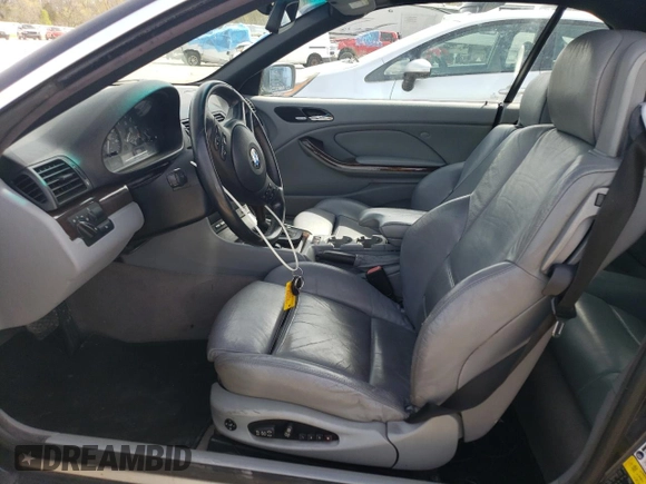 2006 BMW 3 Series 325Ci with VIN WBABW33426PX86047, listed as a Copart auction lot 85158814 with 86,241 mi miles and Salvage Title. Bid and sale history available at carsss.com. Image 7.