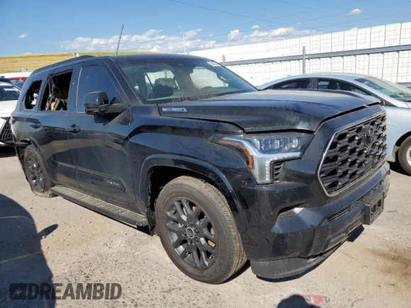 2024 Toyota Sequoia SR5 with VIN 7SVAAABAXRX034440, listed as a Copart auction lot 62463604 with 0 mi miles and Salvage Title. Bid and sale history available at carsss.com. Image 4.