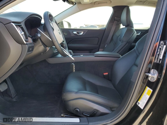2024 Volvo S60 Plus Dark Theme with VIN 7JRL12TL3RG299436, listed as a Copart auction lot 49722185 with 15,404 mi miles and Salvage Title. Bid and sale history available at carsss.com. Image 7.