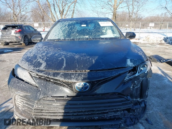 2021 Toyota Camry Hybrid LE with VIN 4T1C31AK6MU554826, listed as a IAAI auction lot 41413617 with 168,787 mi miles. Bid and sale history available at carsss.com. Image 13.