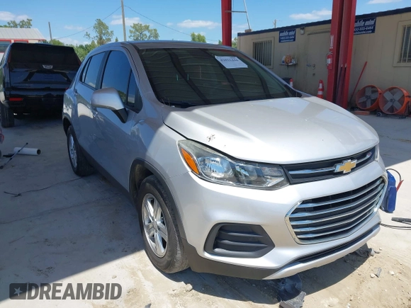 2020 Chevrolet Trax LS with VIN 3GNCJKSB6LL213456, listed as a IAAI auction lot 42021444 with 100,330 mi miles and . Bid and sale history available at DreamBid. Image 1.