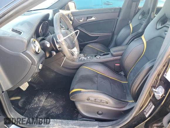 2018 Mercedes-Benz CLA with VIN WDDSJ5CB0JN668519, listed as a Copart auction lot 44824243 with 44,098 mi miles. Bid and sale history available at carsss.com. Image 7.