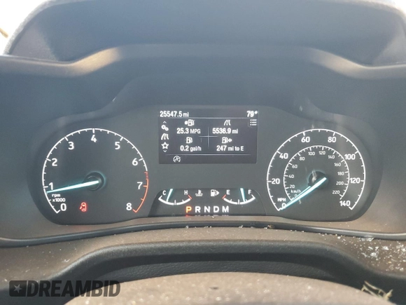 2021 Ford Transit Connect XL with VIN NM0LS6E26M1485746, listed as a Copart auction lot 84166864 with 25,547 mi miles and Salvage title. Bid and sale history available at DreamBid. Image 9.