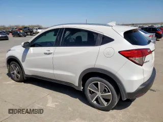 2021 Honda HR-V EX-L with VIN 3CZRU5H74MM715807, listed as a Copart auction lot 49443495 with 43,775 mi miles and Salvage Title. Bid and sale history available at carsss.com. Image 2.