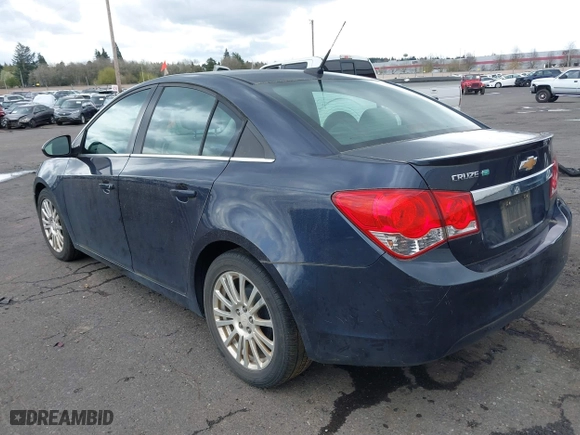 2014 Chevrolet Cruze ECO with VIN 1G1PH5SB6E7143822, listed as a IAAI auction lot 41928620 with 162,580 mi miles. Bid and sale history available at carsss.com. Image 3.