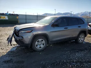 2015 Jeep Cherokee Sport z VIN 1C4PJMAB0FW741161, wystawiony jako Copart lot #86770444 z przebiegiem 170 427 mil mil oraz Szkoda całkowita • Salvage title. Historia ofert i sprzedaży dostępna na DreamBid. Obrazek 1.