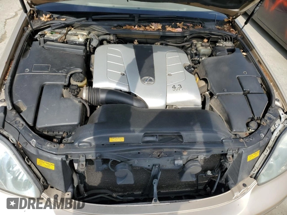 2004 Lexus LS 430 with VIN JTHBN36F140162697, listed as a Copart auction lot 47810895 with 304,336 mi miles and Clean Title. Bid and sale history available at DreamBid. Image 11.