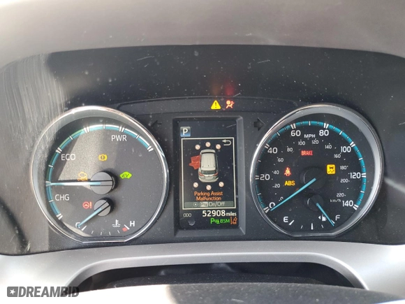 2017 Toyota RAV4 Hybrid Limited with VIN JTMDJREVXHD107732, listed as a Copart auction lot 49887985 with 52,908 mi miles and Salvage Title. Bid and sale history available at carsss.com. Image 9.