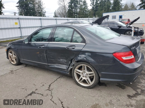2013 Mercedes-Benz C-Class C 250 Sport with VIN WDDGF4HB0DA772708, listed as a Copart auction lot 51168445 with 38,790 mi miles and Salvage Title. Bid and sale history available at carsss.com. Image 2.