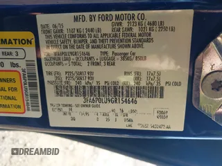 2016 Ford Fusion SE Hybrid with VIN 3FA6P0LU9GR154646, listed as a IAAI auction lot 42307247 with 181,445 mi miles and . Bid and sale history available at DreamBid. Image 9.