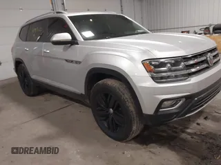 2018 Volkswagen Atlas 3.6L V6 SEL with VIN 1V2MR2CA5JC521172, listed as a IAAI auction lot 41957029 with 108,439 mi miles. Bid and sale history available at carsss.com. Image 1.