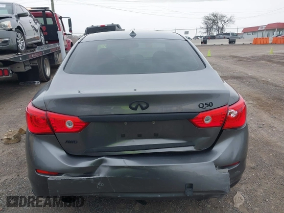 2016 Infiniti Q50 Premium with VIN JN1EV7AR5GM345768, listed as a IAAI auction lot 41738518 with 124,783 mi miles and . Bid and sale history available at carsss.com. Image 16.