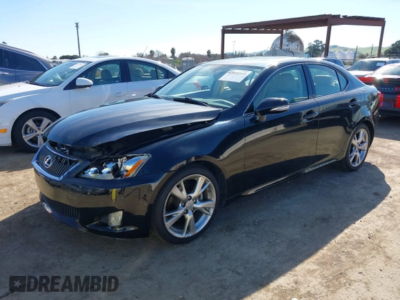 2009 Lexus IS 250 with VIN JTHBK262X92085324, listed as a IAAI auction lot 41625515 with 77,665 mi miles. Bid and sale history available at carsss.com. Image 17.