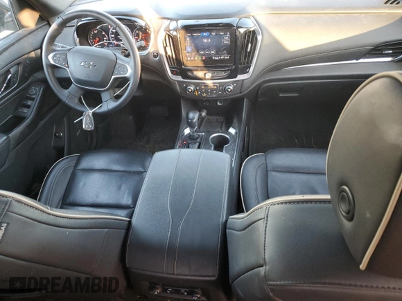 2022 Chevrolet Traverse Premier with VIN 1GNERKKW8NJ177851, listed as a Copart auction lot 85447444 with 80,476 mi miles and Salvage title. Bid and sale history available at DreamBid. Image 8.