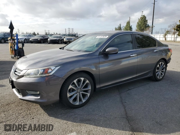 2013 Honda Accord Sport with VIN 1HGCR2F53DA192582, listed as a Copart auction lot 51737825 with 137,999 mi miles and Salvage Title. Bid and sale history available at DreamBid. Image 1.