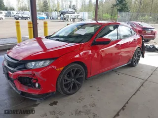 2017 Honda Civic Hatchback Sport with VIN SHHFK7H43HU404913, listed as a IAAI auction lot 41993321 with 94,933 mi miles. Bid and sale history available at carsss.com. Image 17.