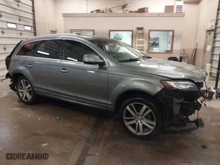 2015 Audi Q7 3.0T Premium Plus with VIN WA1LGAFE2FD002717, listed as a IAAI auction lot 41477771 with 1 mi miles. Bid and sale history available at carsss.com. Image 1.