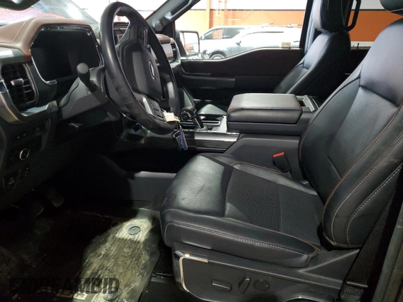 2022 Ford F-150 XL with VIN 1FTEW1EP6NKE52594, listed as a Copart auction lot 43848325 with 57,040 mi miles and Salvage Title. Bid and sale history available at DreamBid. Image 7.