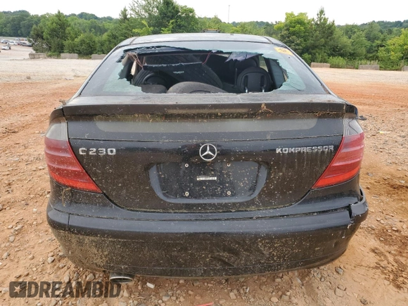 2003 Mercedes-Benz C 230 Kompressor with VIN WDBRN40J53A476461, listed as a Copart auction lot 61153574 with Not provided miles and Salvage title. Bid and sale history available at DreamBid. Image 6.