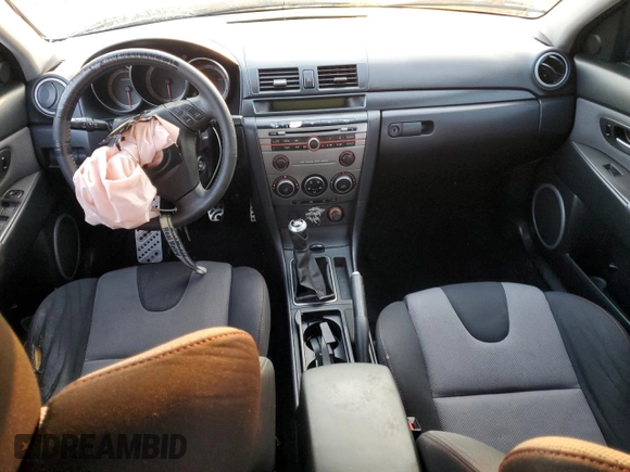 2008 Mazda 3 Mazdaspeed3 GT z VIN JM1BK34M981856937, wystawiony jako Copart lot #43477045 z przebiegiem Nie podano mil oraz Szkoda całkowita • Salvage title. Historia ofert i sprzedaży dostępna na DreamBid. Obrazek 8.