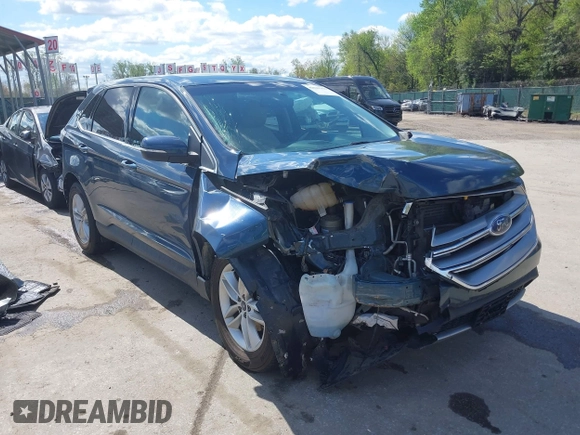 2016 Ford Edge SEL with VIN 2FMPK3J84GBB43195, listed as a IAAI auction lot 42042360 with 154,917 mi miles. Bid and sale history available at carsss.com. Image 1.
