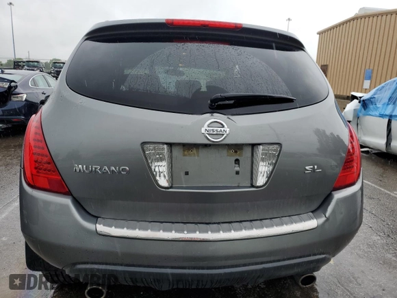 2007 Nissan Murano SL с VIN JN8AZ08T47W527186, выставлен на аукционе Copart как лот 55941295 с пробегом 117 495 миль миль и Списание • Salvage title. История ставок и продаж доступна на DreamBid. Изображение 6.