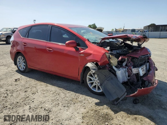 2012 Toyota Prius Two with VIN JTDZN3EU5C3036971, listed as a Copart auction lot 52208535 with 192,367 mi miles and Salvage Title. Bid and sale history available at DreamBid. Image 4.