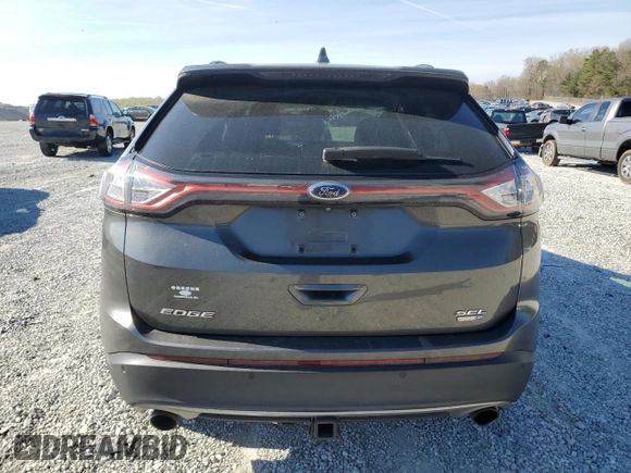 2015 Ford Edge SEL with VIN 2FMTK4J91FBC24649, listed as a Copart auction lot 50507845 with 99,915 mi miles and Clean Title. Bid and sale history available at carsss.com. Image 6.