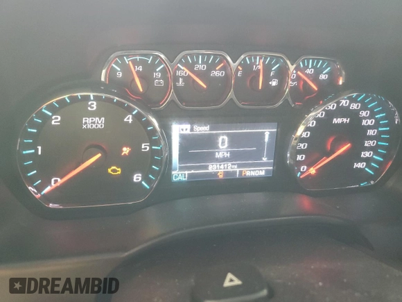 2015 Chevrolet Silverado 1500 with VIN 1GCVKREC9FZ150314, listed as a Copart auction lot 50610355 with 231,412 mi miles and Salvage Title. Bid and sale history available at DreamBid. Image 9.