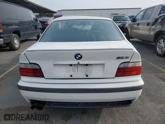 1999 BMW 3 Series M3 with VIN WBSBG9332XEY80431, listed as a Copart auction lot 45370495 with 146,595 mi miles and Salvage Title. Bid and sale history available at carsss.com. Image 6.
