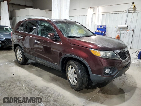 2011 Kia Sorento LX with VIN 5XYKTDA16BG119022, listed as a Copart auction lot 54311575 with 165,210 mi miles and Salvage Title. Bid and sale history available at carsss.com. Image 4.