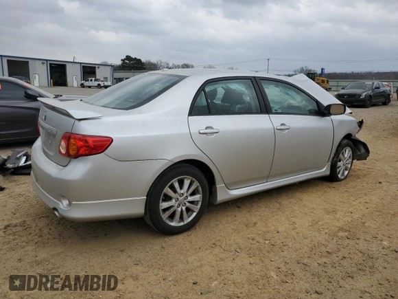 2010 Toyota Corolla with VIN 1NXBU4EE7AZ356685, listed as a Copart auction lot 48811645 with Not Provided miles and Salvage Title. Bid and sale history available at DreamBid. Image 3.