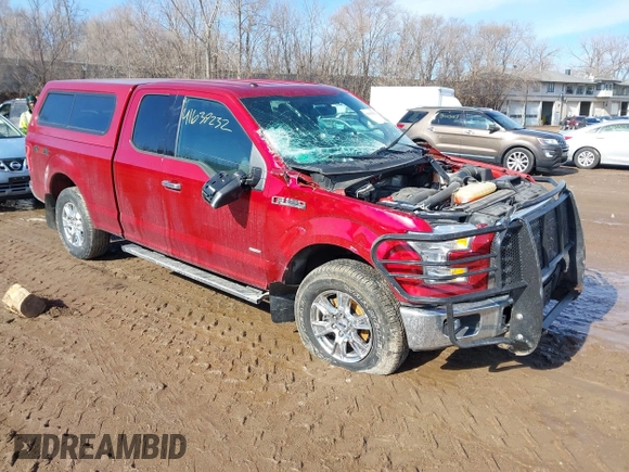 2016 Ford F-150 XLT with VIN 1FTFX1EG3GFD41711, listed as a IAAI auction lot 41639232 with 41,426 mi miles. Bid and sale history available at carsss.com. Image 1.