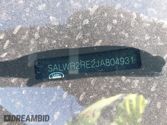 2018 Land Rover Range Rover Sport with VIN SALWR2RE2JA804931, listed as a IAAI auction lot 42257422 with 68,399 mi miles and . Bid and sale history available at DreamBid. Image 9.