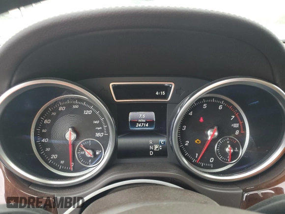 2019 Mercedes-Benz GLS with VIN 4JGDF6EE0KB240529, listed as a Copart auction lot 71118283 with 24,714 mi miles. Bid and sale history available at carsss.com. Image 9.