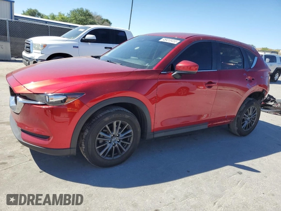 2020 Mazda CX-5 Sport with VIN JM3KFABMXL0827917, listed as a Copart auction lot 49413455 with 42,229 mi miles and Non Repairable. Bid and sale history available at carsss.com. Image 1.