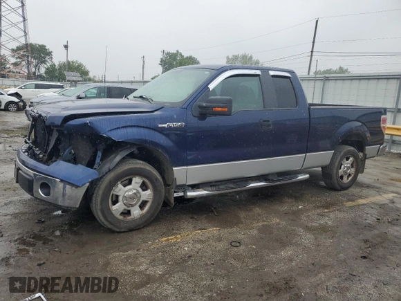 2010 Ford F-150 XL with VIN 1FTEX1C82AFA13498, listed as a Copart auction lot 59487255 with 125,410 mi miles and Salvage title. Bid and sale history available at DreamBid. Image 1.