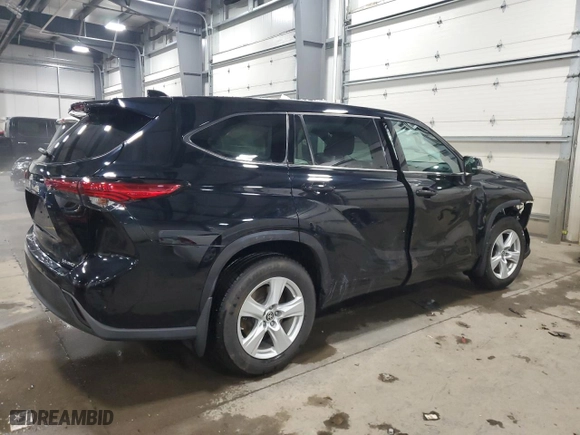 2021 Toyota Highlander L with VIN 5TDBZRBH3MS535784, listed as a Copart auction lot 44728705 with 37,741 mi miles and Non Repairable. Bid and sale history available at carsss.com. Image 3.