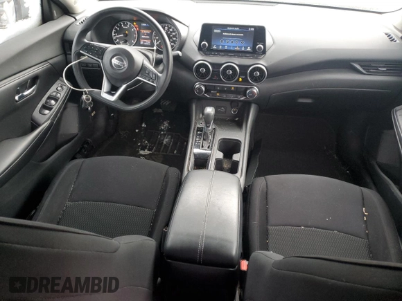 2021 Nissan Sentra S with VIN 3N1AB8BV5MY268336, listed as a Copart auction lot 41856315 with 56,640 mi miles and Salvage Title. Bid and sale history available at DreamBid. Image 8.