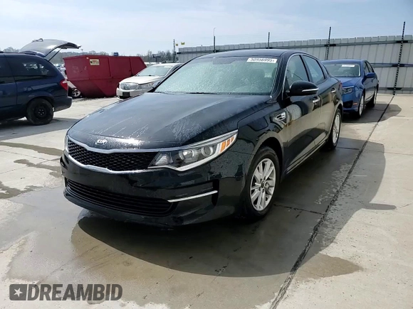 2018 Kia Optima LX with VIN 5XXGT4L3XJG232432, listed as a Copart auction lot 50956995 with 109,569 mi miles and Salvage title. Bid and sale history available at DreamBid. Image 13.