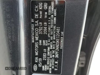 2019 Kia Forte LXS with VIN 3KPF24AD5KE120481, listed as a Copart auction lot 50417795 with 76,499 mi miles and Salvage Title. Bid and sale history available at DreamBid. Image 12.
