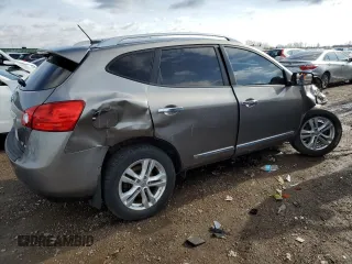 2012 Nissan Rogue SV with VIN JN8AS5MV3CW706192, listed as a Copart auction lot 51349635 with 201,021 mi miles and Salvage Title. Bid and sale history available at carsss.com. Image 3.
