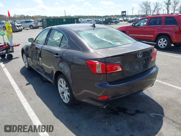 2012 Lexus IS 250 with VIN JTHCF5C22C5058607, listed as a IAAI auction lot 42055154 with 205,661 mi miles and . Bid and sale history available at DreamBid. Image 3.